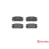 Juego de 4 pastillas de freno BREMBO P 10 004