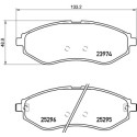 Juego de 4 pastillas de freno BREMBO P 10 057
