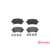 Juego de 4 pastillas de freno BREMBO P 11 021