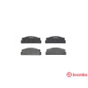 Juego de 4 pastillas de freno BREMBO P 23 002