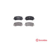 Juego de 4 pastillas de freno BREMBO P 23 008