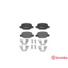 Juego de 4 pastillas de freno BREMBO P 23 065