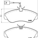 Juego de 4 pastillas de freno BREMBO P 23 084