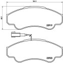 Juego de 4 pastillas de freno BREMBO P 23 092