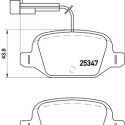 Juego de 4 pastillas de freno BREMBO P 23 146