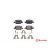 Juego de 4 pastillas de freno BREMBO P 23 150