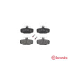Juego de 4 pastillas de freno BREMBO P 24 018