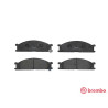 Juego de 4 pastillas de freno BREMBO P 24 026