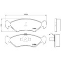 Juego de 4 pastillas de freno BREMBO P 24 028