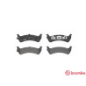 Juego de 4 pastillas de freno BREMBO P 24 042