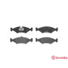 Juego de 4 pastillas de freno BREMBO P 24 043