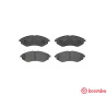 Juego de 4 pastillas de freno BREMBO P 24 048