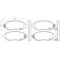 Juego de 4 pastillas de freno BREMBO P 24 052