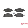 Juego de 4 pastillas de freno BREMBO P 24 053