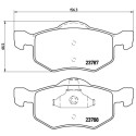 Juego de 4 pastillas de freno BREMBO P 24 056