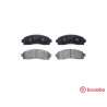 Juego de 4 pastillas de freno BREMBO P 24 081