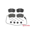 Juego de 4 pastillas de freno BREMBO P 24 084