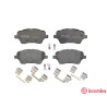 Juego de 4 pastillas de freno BREMBO P 24 151