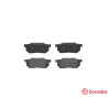 Juego de 4 pastillas de freno BREMBO P 28 006
