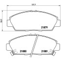 Juego de 4 pastillas de freno BREMBO P 28 021