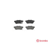 Juego de 4 pastillas de freno BREMBO P 28 025