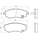 Juego de 4 pastillas de freno BREMBO P 30 002