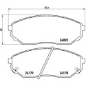 Juego de 4 pastillas de freno BREMBO P 30 019