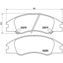 Juego de 4 pastillas de freno BREMBO P 30 042
