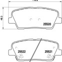 Juego de pastillas de freno BREMBO P 30 063