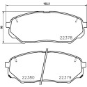 Juego de 4 pastillas de freno BREMBO P 30 086