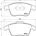 Juego de 4 pastillas de freno BREMBO P 44 020
