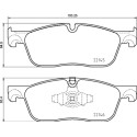 Juego de 4 pastillas de freno BREMBO P 44 026