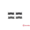Juego de 4 pastillas de freno BREMBO P 49 005