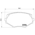 Juego de 4 pastillas de freno BREMBO P 49 020