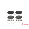 Juego de 4 pastillas de freno BREMBO P 49 020