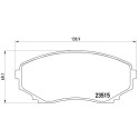 Juego de 4 pastillas de freno BREMBO P 49 028