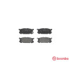 Juego de 4 pastillas de freno BREMBO P 49 030