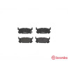 Juego de 4 pastillas de freno BREMBO P 49 031
