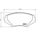 Juego de 4 pastillas de freno BREMBO P 49 034