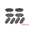 Juego de 4 pastillas de freno BREMBO P 49 034