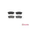 Juego de 4 pastillas de freno BREMBO P 49 035