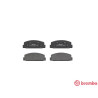 Juego de 4 pastillas de freno BREMBO P 49 037