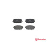 Juego de 4 pastillas de freno BREMBO P 49 044