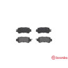 Juego de 4 pastillas de freno BREMBO P 49 047
