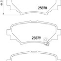 Juego de 4 pastillas de freno BREMBO P 49 049