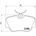 Juego de 4 pastillas de freno BREMBO P 50 011