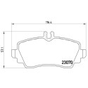Juego de 4 pastillas de freno BREMBO P 50 036