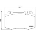 Juego de 4 pastillas de freno BREMBO P 50 041