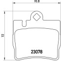 Juego de 4 pastillas de freno BREMBO P 50 042