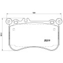 Juego de 4 pastillas de freno BREMBO P 50 097